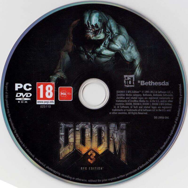 Лицензионный диск DOOM 3 BFG Edition для Windows